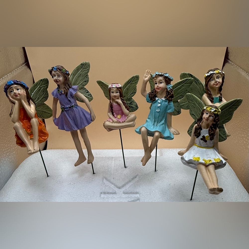 Colorful Fairy Figurines Set - Picture 2 of 5